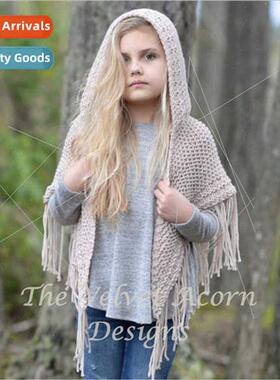 Europe Uned States winter new children hat cape one triangle