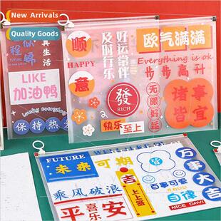 a4 file bag student stationery pp test paper organizer offic