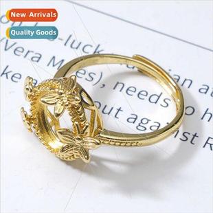 Dish Loves Flower che Geometric Vintage Metal Round Premium