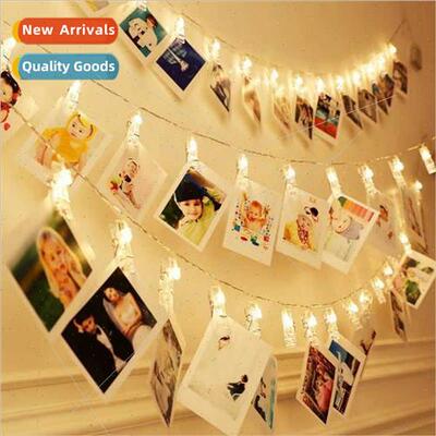LED photo clip light string proposal confession room bedroom