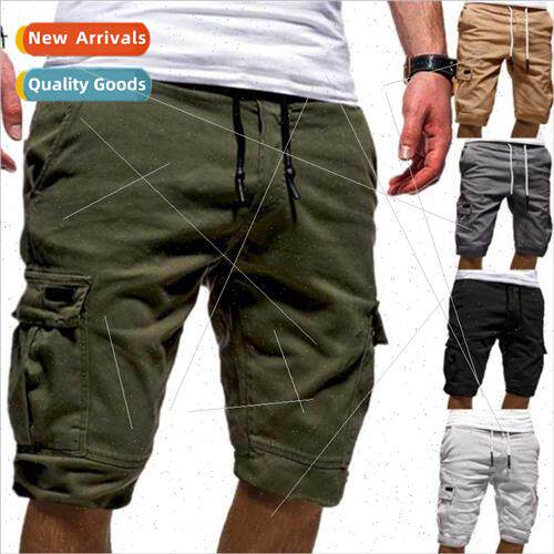Work shorts 2023 Uned States large size men multi-pocket spo