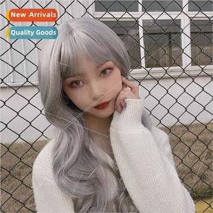 machine color full wig fiber female chemical Second weave