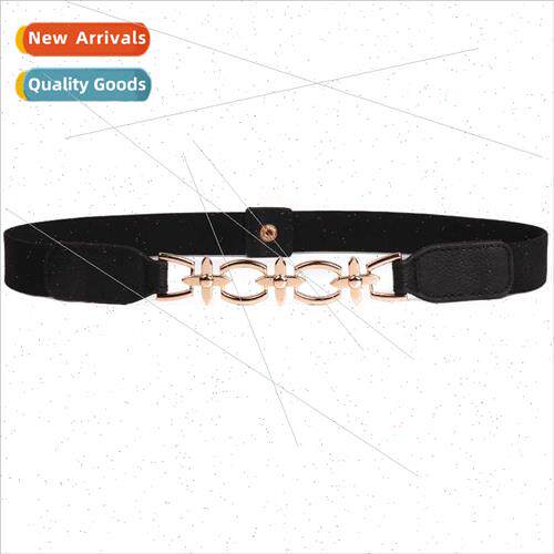New four-leaf clover small elastic elastic dress belt Women