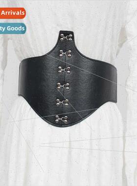 Diablo lutin decorative wide belt women dresses shirts multi