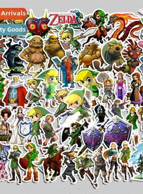 50 pcs of The Legend of Zelda luggage stickers laptop sticke