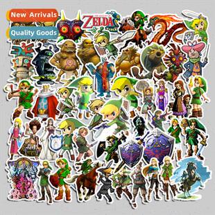 50 pcs of The Legend of Zelda luggage stickers laptop sticke