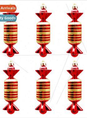 Christmas atmosphere decoration pendant Alien red candy shap