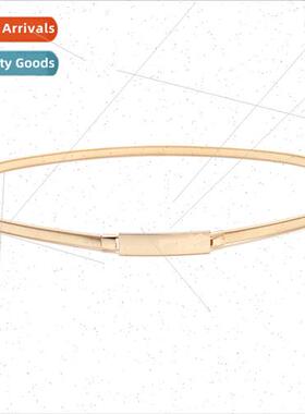 Metal Belt Women Spring Chain Elastic Waistband Iron Piece D