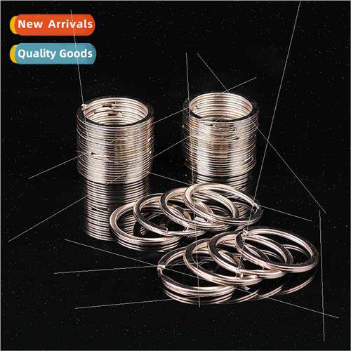 Iron key ring round flat key ring multifunctional iron apert