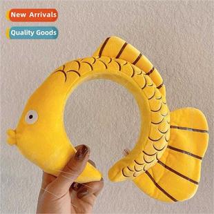 fish hair girl ins heart cute small headdress Creative band