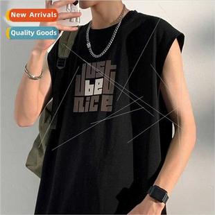 sleeveless T-shirt men summer thin loose nd ins sports under
