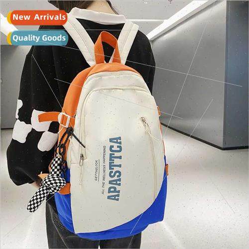 ins schoolbag female fashion hundred color combination leisu