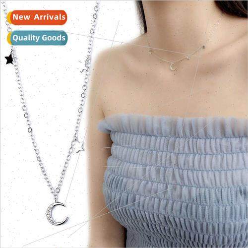 American girl warrior star moon necklace female simple creat