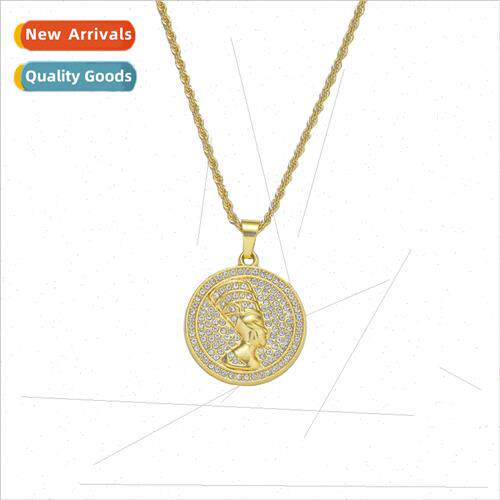 Europe set fashion nd diamond pendant jewelry retro portra m