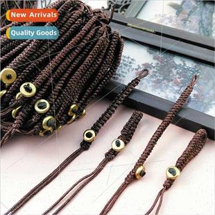 pendant DIY handmade Copper key keychain woven chain buckle