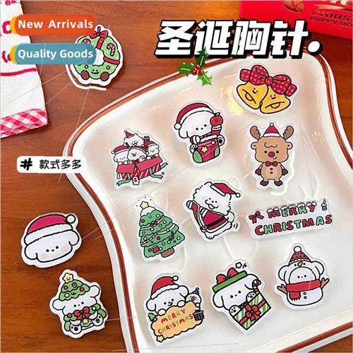 Teng billion  original Christmas acrylic brooch cute cartoon