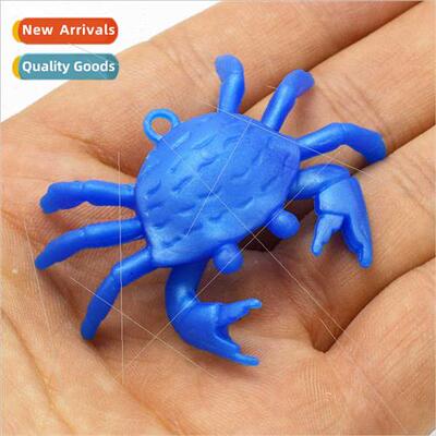 New colorful mini crab model toys can be loaded twisted egg