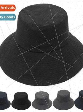 Black large-brimmed fisherman hat men Korean  tide tide summ