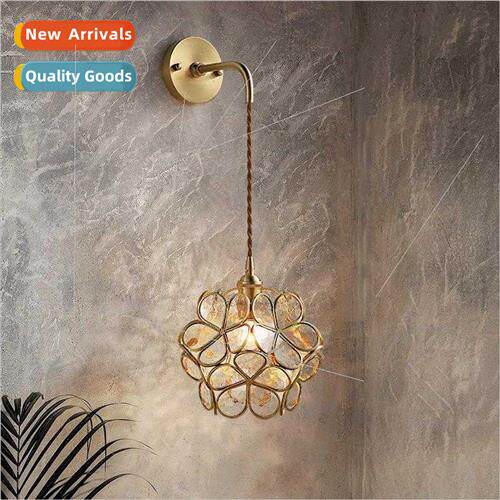 Scandinavian light luxury ins copper wall sconce copper art