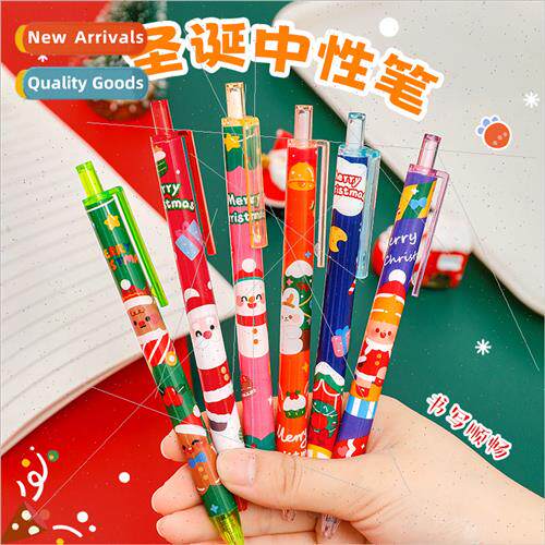 Christmas Push Action Neutral Pen Cute Christmas ery Cartoon