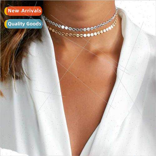 Europe fashion ladies gold silver two-color handmade chain a