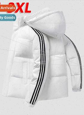 Down jacket men winter short feather warm loose tide brthree