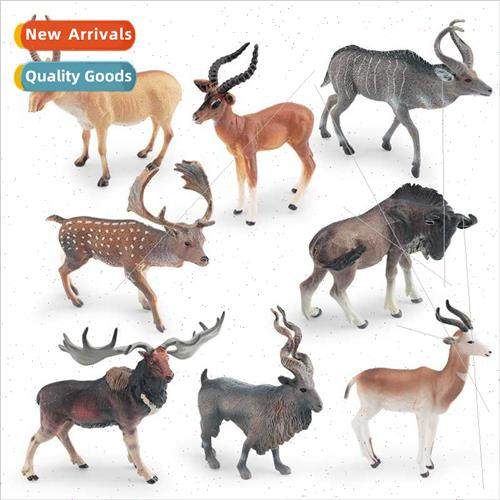 Forest animal model horned horse antelope bighorn deer twist