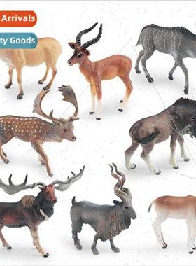 Forest animal model horned horse antelope bighorn deer twist