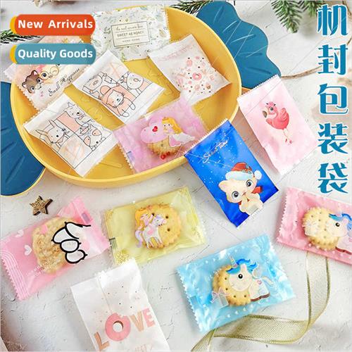 5.5*8.5 New milk dates snowflake pastry machine sealing bag