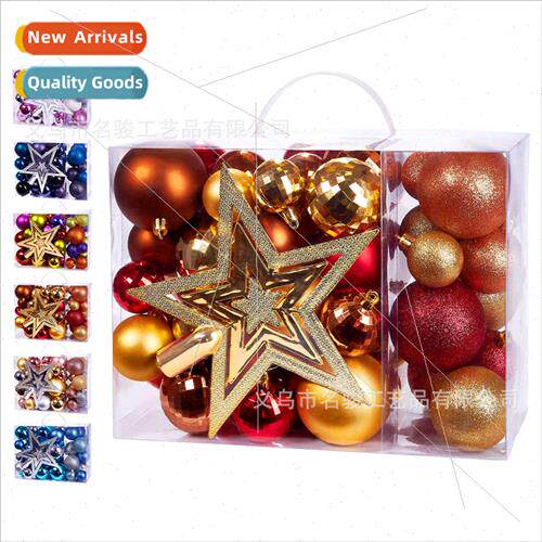 Christmas e decoration  Tree topper star plastic ball mixed
