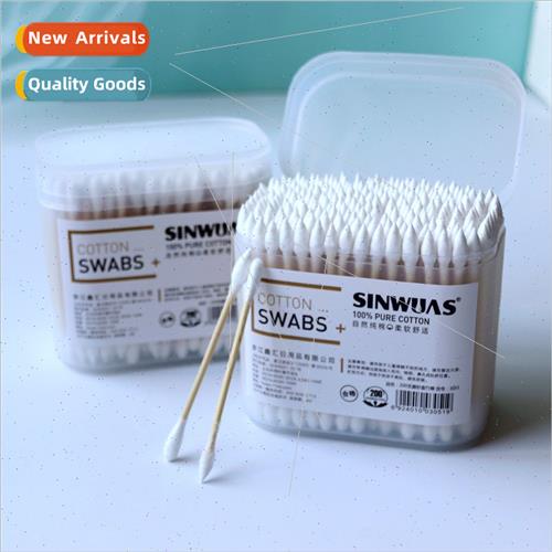 500pcs bamboo swabs disposable cleaning cotton swabs beauty
