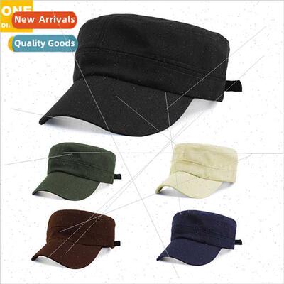 Duck-tongue cap Flat top milary cap Outdoor leisure baseball