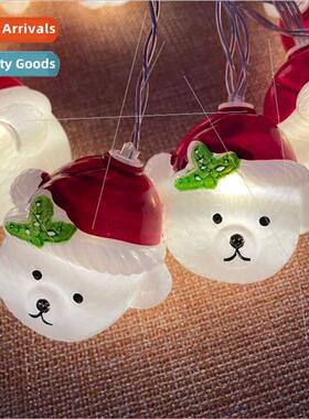 ins bear light string Christmas Day decoration atmosphere sm