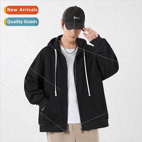 2023 Autumn new men hooded sweater bottoming drop-shoulder s