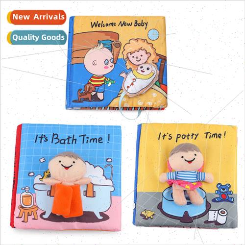 Baby Early Learning Cloth Book Tearable Washable Gnawing Clo