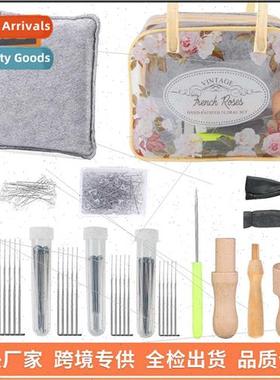 New felted work mat poking needles 114 pcs finger sleeve loc