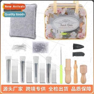 114 loc work sleeve finger pcs needles poking mat felted New