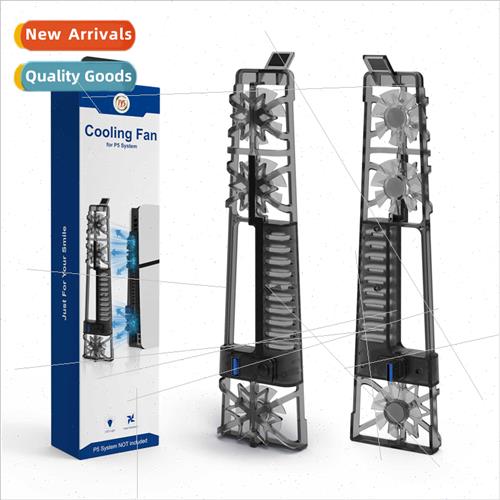 New PS5slim Host Cooling Fan RGB Dazzle Color ghts P5 Slim G