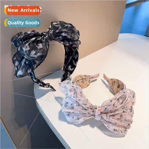 of Korean designer  chiffon printing small fox multi-layer b