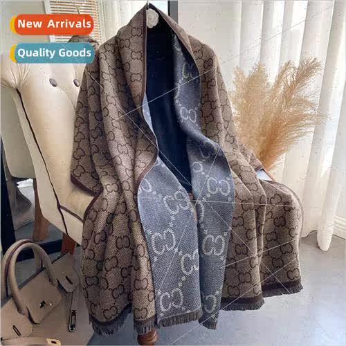 Autumn winter new imation cashmere scarf Ms. Europe Uned Sta