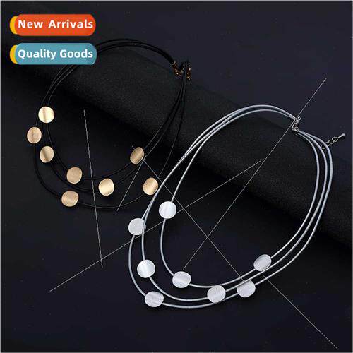 Multi-layer necklace female niche female decorations ins fem