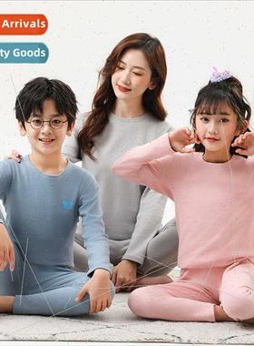 Autumn winter new Shu velvet cotton parent-child underwear s