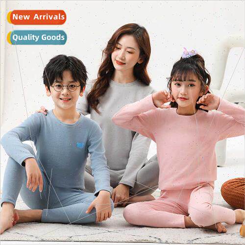 Autumn winter new Shu velvet cotton parent-child underwear s