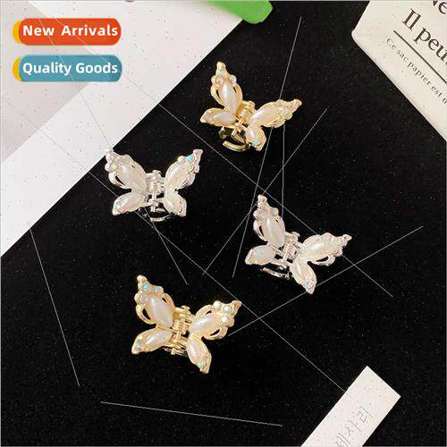 Korean hair accessories small size grab clip alloy butterfly