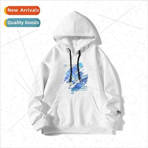 Men new sweater 2023 fall hooded loose casual fashion sweate