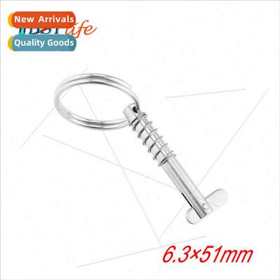 6.3*51mm Stainless Steel Tongue Pin Stop Pin Quick Safety Pi