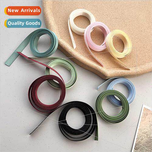 1CM wide 2m long braided hair ribbon headdress female bow lo