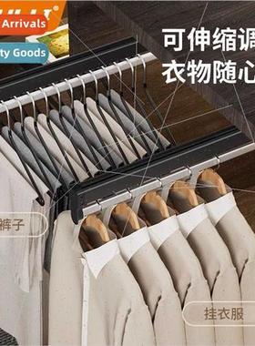 Shallow closet hanging rod in closet closet top mounted vert