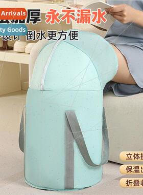 Foot Soaking Bucket Folding High Deep Over Calf Portable Foo