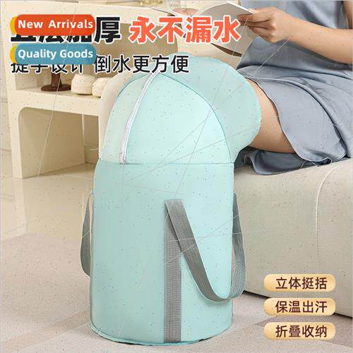 Foot Soaking Bucket Folding High Deep Over Calf Portable Foo